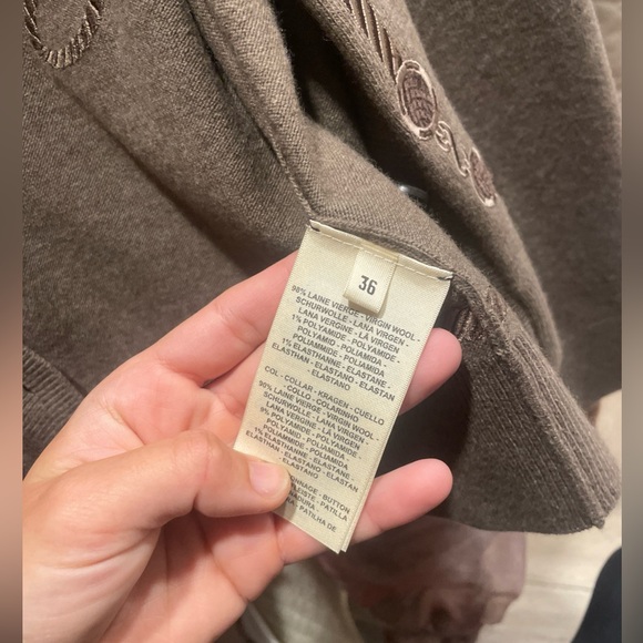 Hermes taupe cardigan size 36 - Picture 4 of 4
